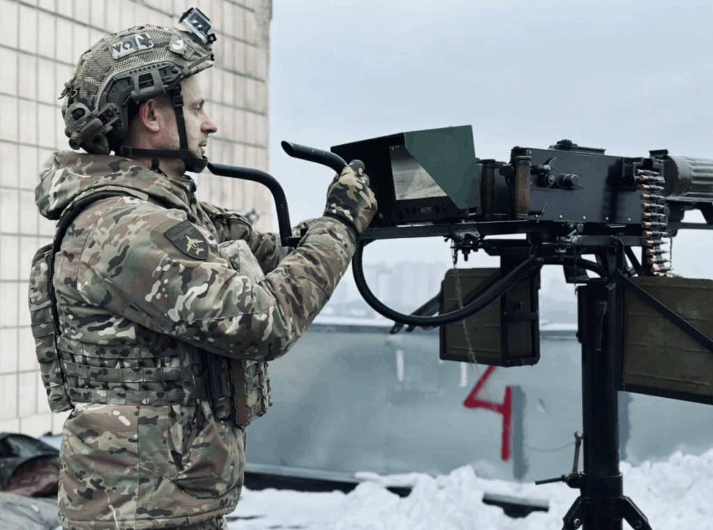 Yuriy Chumak is looking for Russian drones, ready to strike against them.
